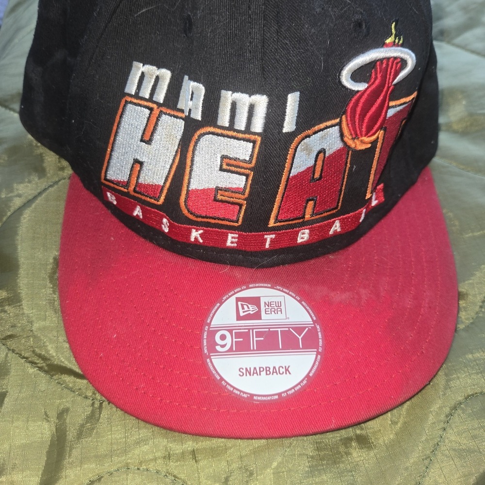 New Era 9Fifty Miami Heat NBA Basketball HWC Snapback Hat